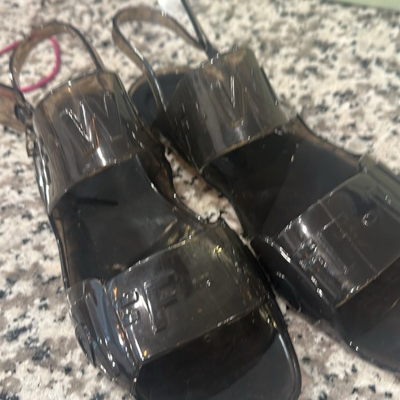 Off-White Transparent Black Sandals - Picture 17 of 17